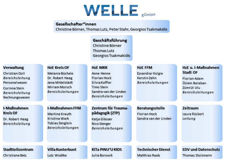 Welle Organigramm